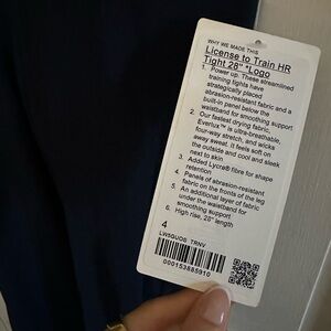 Lululemon license to train leggings